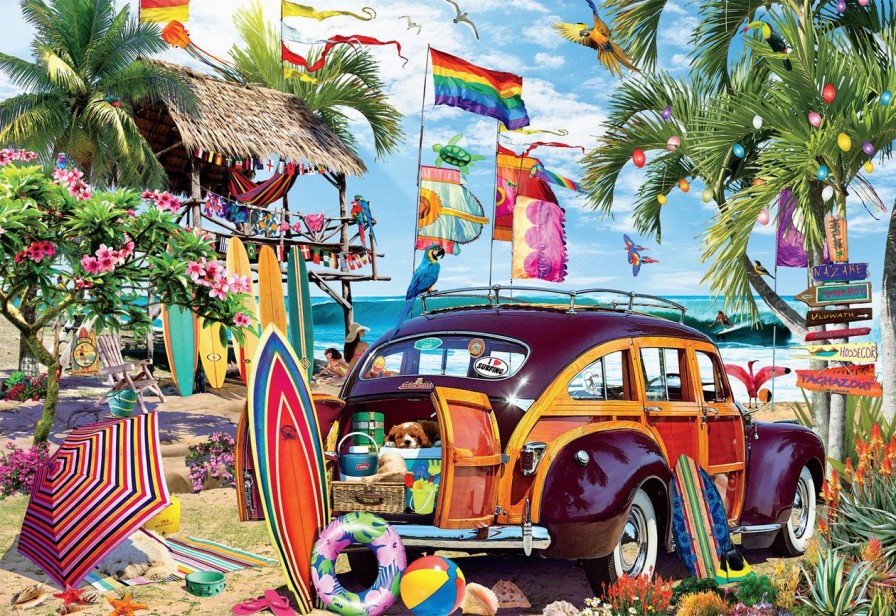 2000 Piece Puzzles Buffalo Games  | Afternoon In Paradise 2000 Piece Puzzle