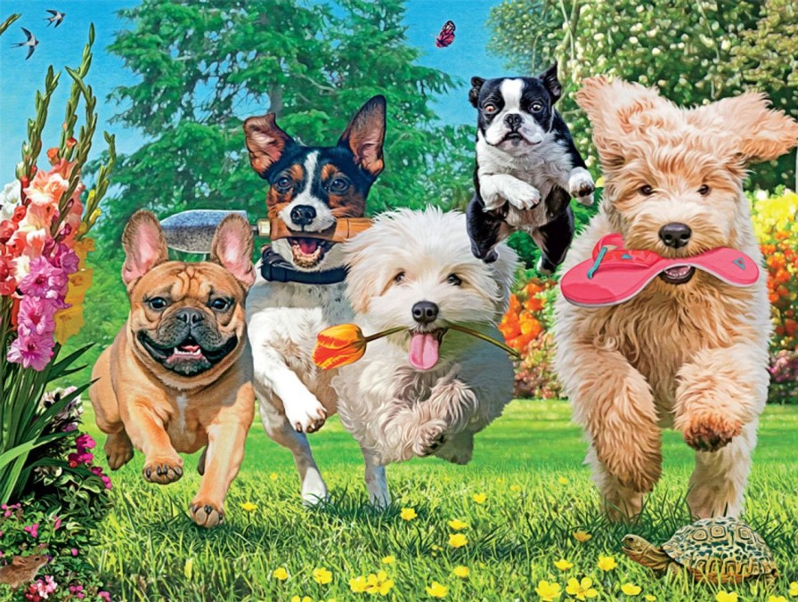 Dog Days: Best Friends in the Orchard 750 Piece Puzzle