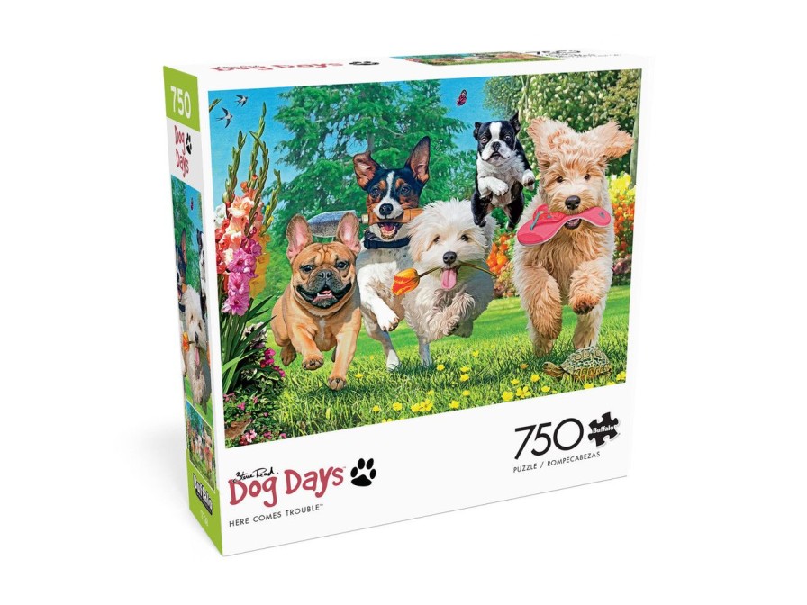 Buffalo Games - Dog Days - True Friends - 750 Piece Jigsaw Puzzle 