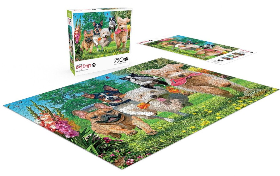 Buffalo Games - Dog Days - True Friends - 750 Piece Jigsaw Puzzle 